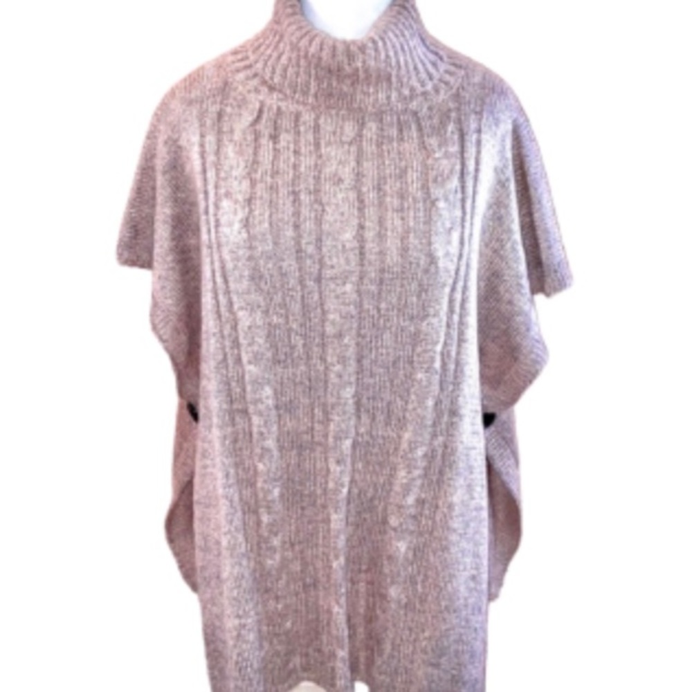 Apt. 9 Marled Cable Knit Turtleneck Ponch Sweater